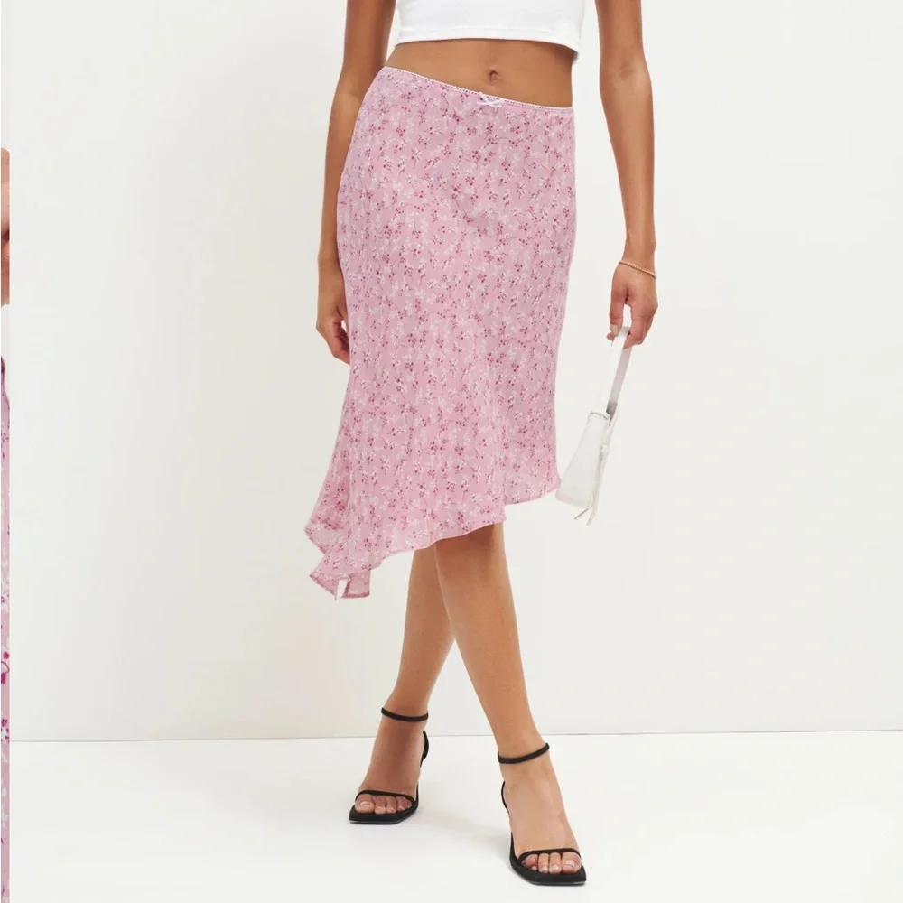 NWT Reformation Baby’s Breath skirt - Picture 3 of 12